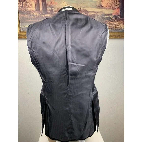 42L Joseph‎ Abboud Tollegro 1900 Sharkskin Blazer - Picture 8 of 12